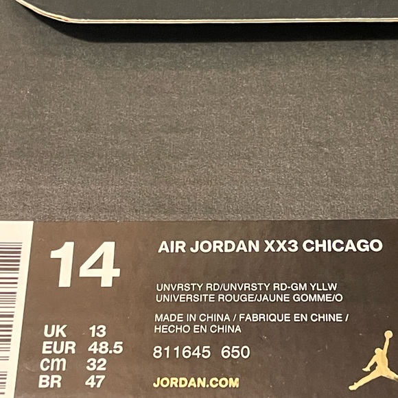 Air Jordan 23 Chicago size 14 red new - Picture 2 of 8